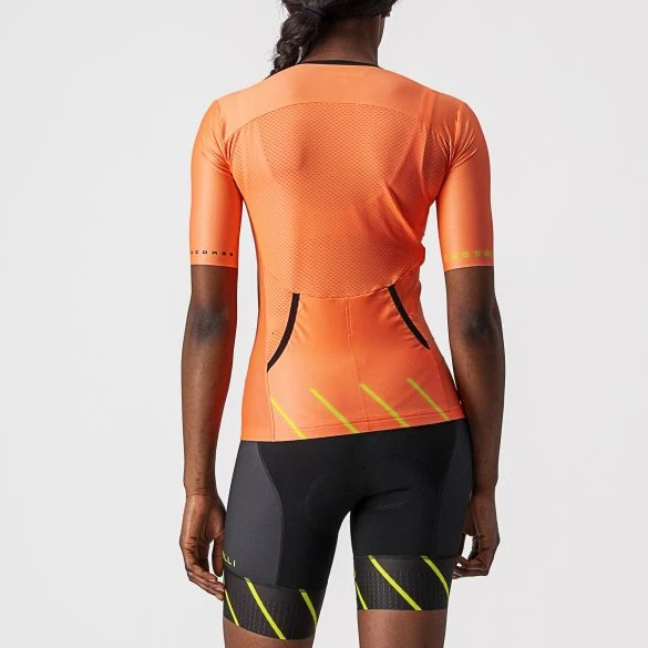 Castelli Free Speed 2 W Race Tri Top Oranje Dames 4 Castelli Free Speed 2 W Race Tri Top Oranje Dames - Afbeelding 2
