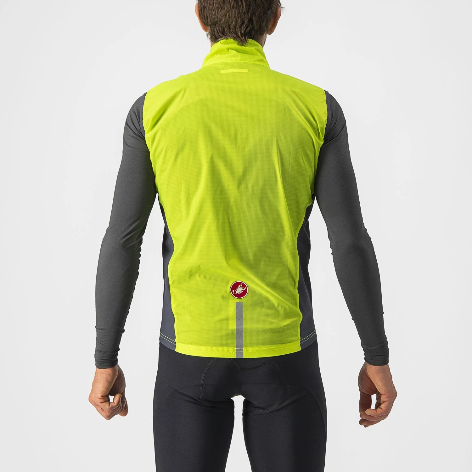 Castelli Squadra Stretch Mouwloos Vest Groen/geel Heren 4 Castelli Squadra Stretch Mouwloos Vest Groen/geel Heren - Afbeelding 2