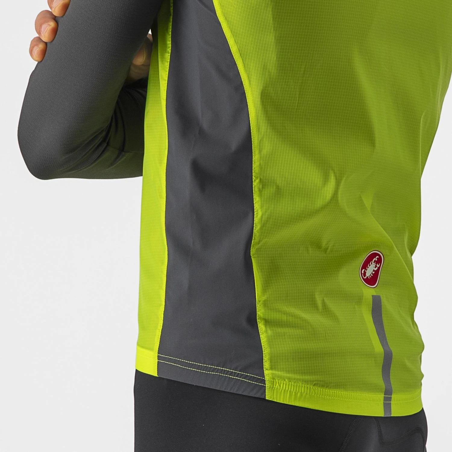 Castelli Squadra Stretch Mouwloos Vest Groen/geel Heren 5 Castelli Squadra Stretch Mouwloos Vest Groen/geel Heren - Afbeelding 3