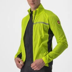 Castelli Squadra Stretch Fietsjack Groen/geel Heren -Castelli castelli squardra stretch fietsjack 4521511 383 03