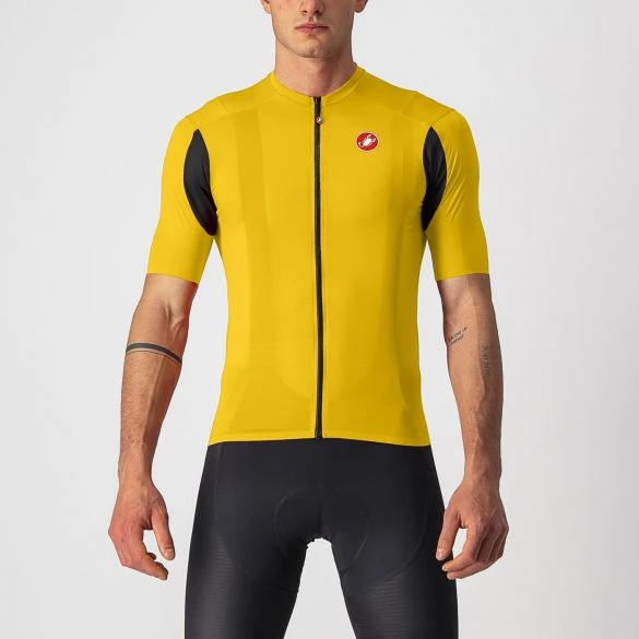 Castelli Superleggera 2 Korte Mouw Fietsshirt Geel Heren 3 Castelli Superleggera 2 Korte Mouw Fietsshirt Geel Heren
