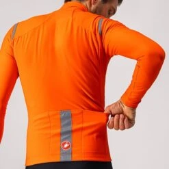 Castelli Tutto Nano RoS Fietsshirt Lange Mouw Oranje Heren -Castelli castelli tutto nano ros fietsshirt heren oranje 4520515 656 03