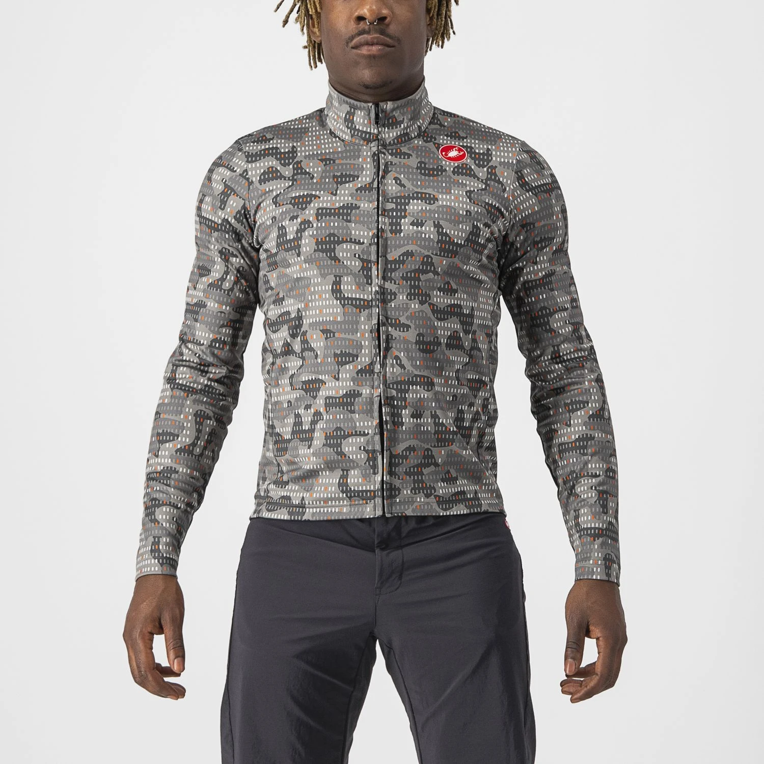 Castelli Unlimited Thermal Fietsshirt Lange Mouw Grijs/camo Heren 3 Castelli Unlimited Thermal Fietsshirt Lange Mouw Grijs/camo Heren