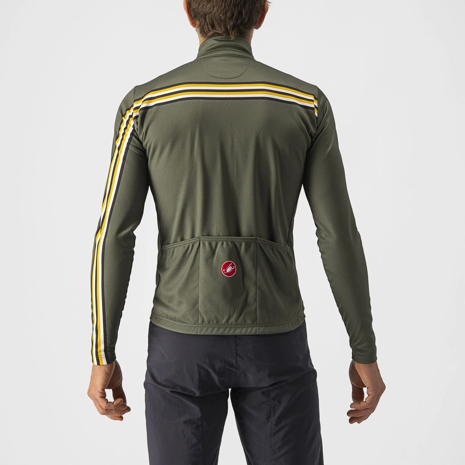 Castelli Unlimited Thermal Fietsshirt Lange Mouw Groen Heren 4 Castelli Unlimited Thermal Fietsshirt Lange Mouw Groen Heren - Afbeelding 2