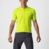 Castelli Unlimited Allroad Korte Mouw Fietsshirt Groen Heren -Castelli castelli unlimited allroad geel heren 22006 383 01