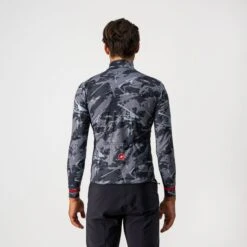 Castelli Unlimited Thermal SS Fietsshirt Grijs/blauw Heren -Castelli castelli unlimited thermal fietsshirt heren grijs 4521508 988 02