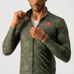Castelli Unlimited Thermal SS Fietsshirt Groen Heren -Castelli castelli unlimited thermal fietsshirt heren groen 4521508 075 03