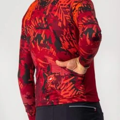 Castelli Unlimited Thermal SS Fietsshirt Rood Heren -Castelli castelli unlimited thermal fietsshirt heren rood 4521508 421 04