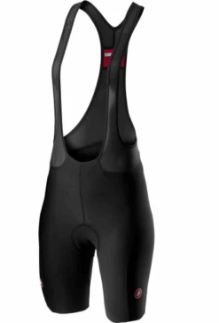 Castelli Velocissima 2 Bibshort Zwart/roze Dames