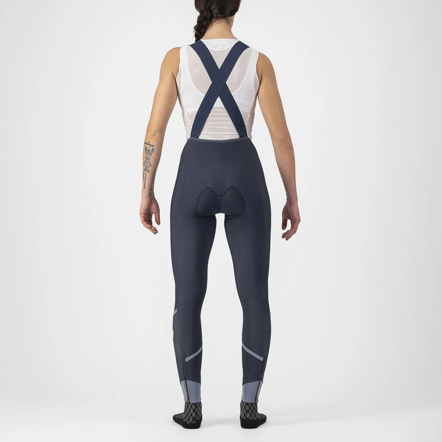 Castelli Velocissima DT Fietsbroek Lang Blauw Dames 4 Castelli Velocissima DT Fietsbroek Lang Blauw Dames - Afbeelding 2