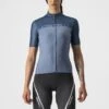Castelli Velocissima Korte Mouw Fietsshirt Blauw Dames -Castelli castelli velocissima fietsshirt dames 22065 062 01