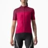 Castelli Velocissima Fietsshirt Korte Mouw Rood Dames -Castelli castelli velocissima jersey001 4522065 649
