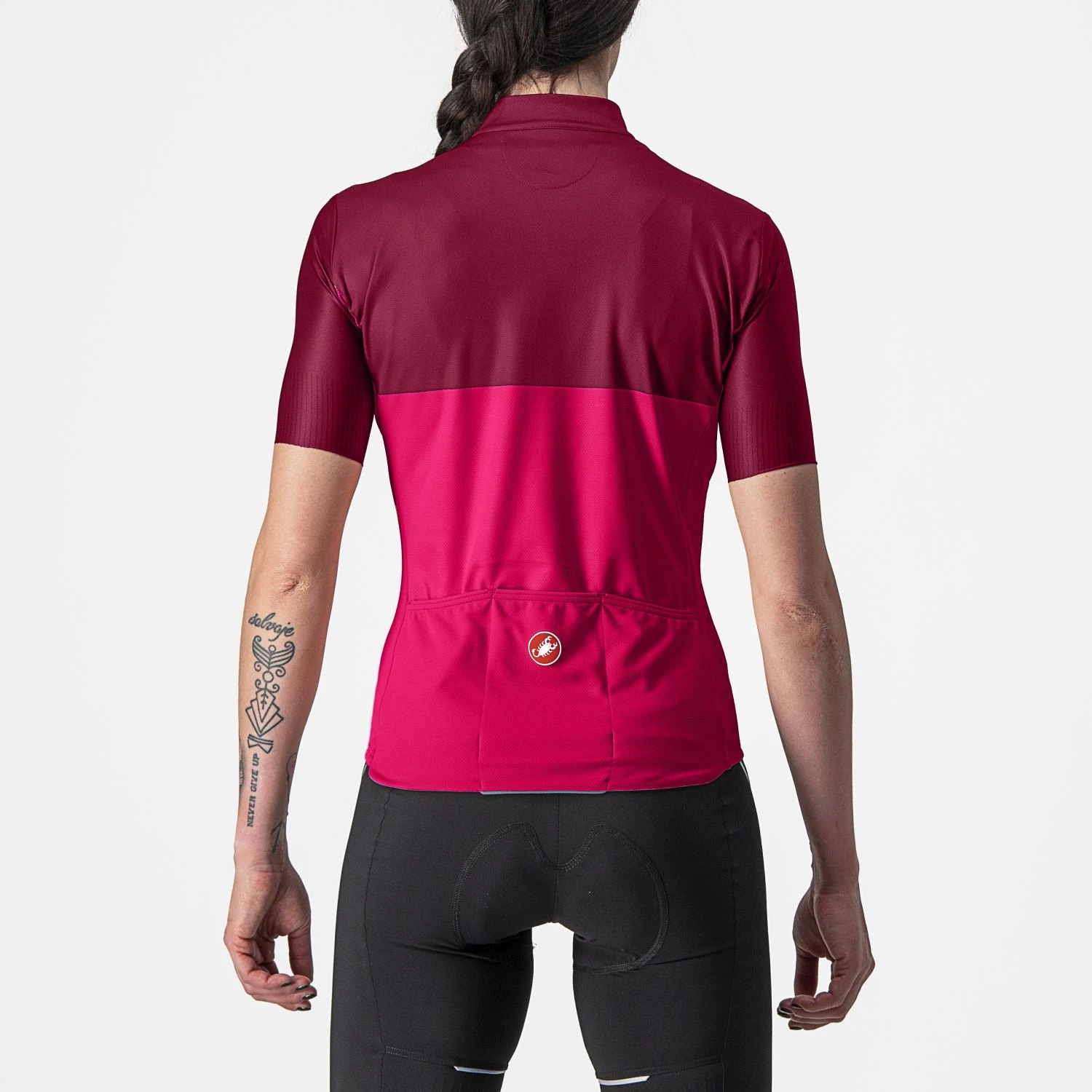 Castelli Velocissima Fietsshirt Korte Mouw Rood Dames 4 Castelli Velocissima Fietsshirt Korte Mouw Rood Dames - Afbeelding 2
