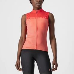 Castelli Velocissima Mouwloos Fietsshirt Roze Dames