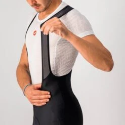 Castelli Velocissimo 5 Bibtight Zwart/rood -Castelli castelli velocissimo 5 bibtight rood 4521517 231 05