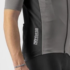Castelli Perfetto RoS 2 Wind Korte Mouw Fietsshirt Grijs Heren -Castelli castelliperfetto ros 2 wind heren 4522513 064 03