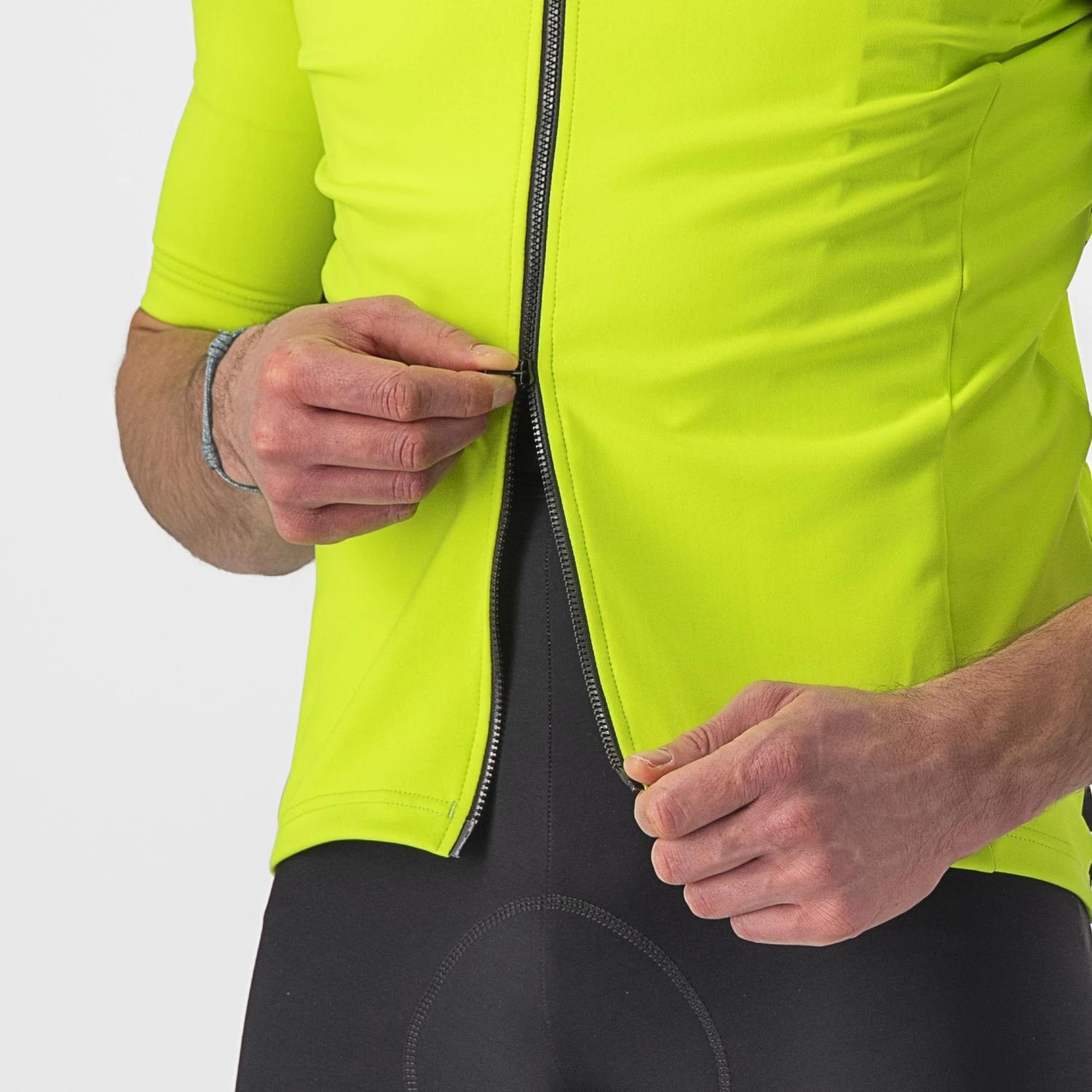 Castelli Perfetto RoS 2 Wind Korte Mouw Fietsshirt Groen/geel Heren 5 Castelli Perfetto RoS 2 Wind Korte Mouw Fietsshirt Groen/geel Heren - Afbeelding 3