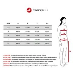 Castelli Endurance Fietsshirt Korte Mouw Roze Dames -Castelli maattabel castelli dames 20